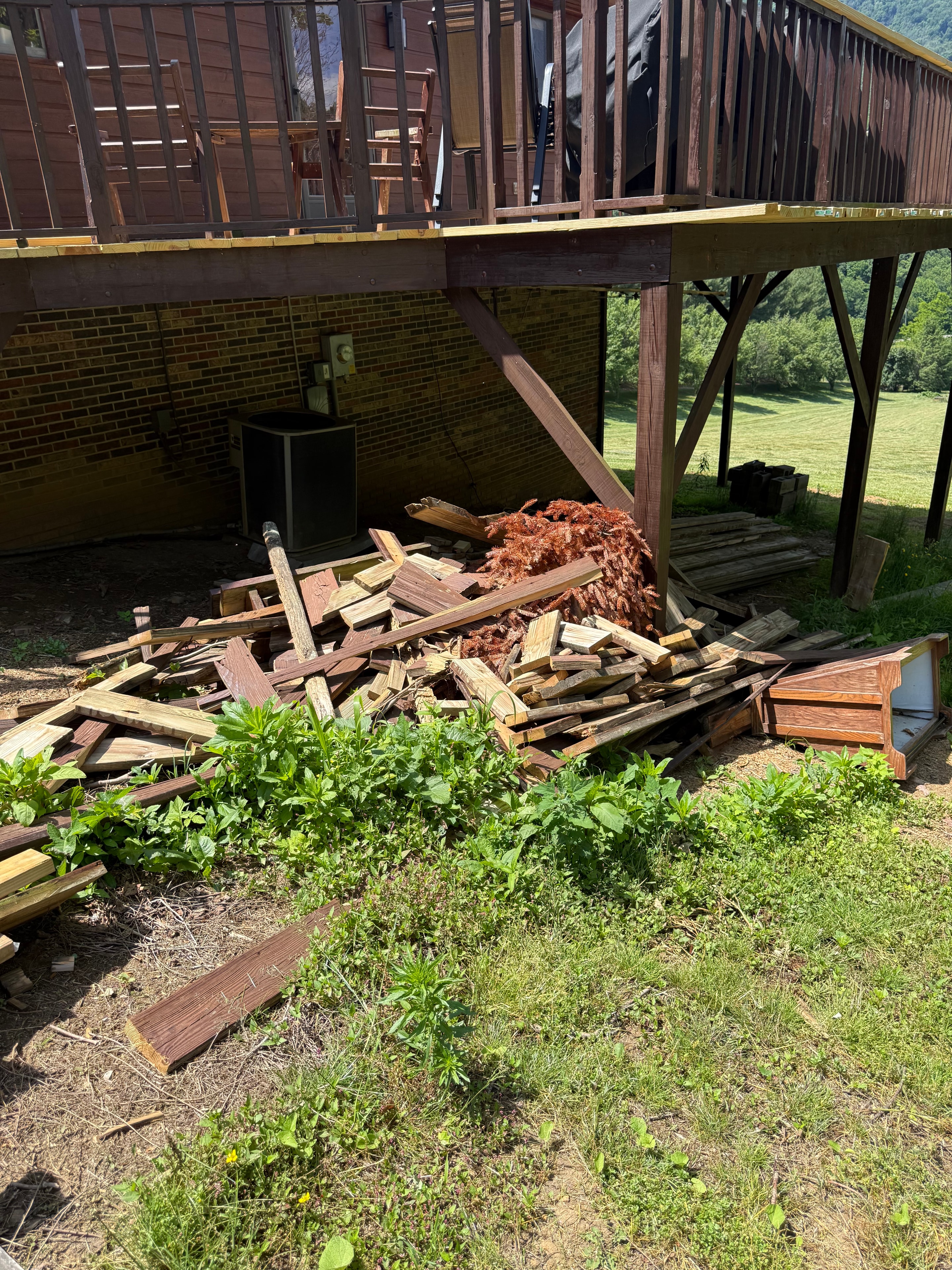 Before and after property cleanout